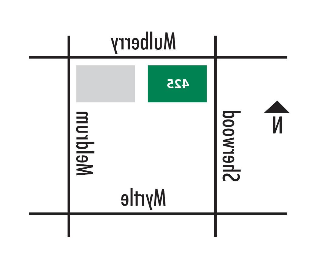 map to 425 Mulberry